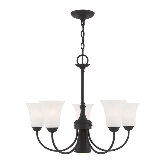 Livex Lighting Ridgedale Chandelier in Black
