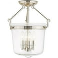 thumbnail image 1 of Livex Lighting - Rockford - 4 Light Semi-Flush Mount in Traditional Style -, 1 of 1
