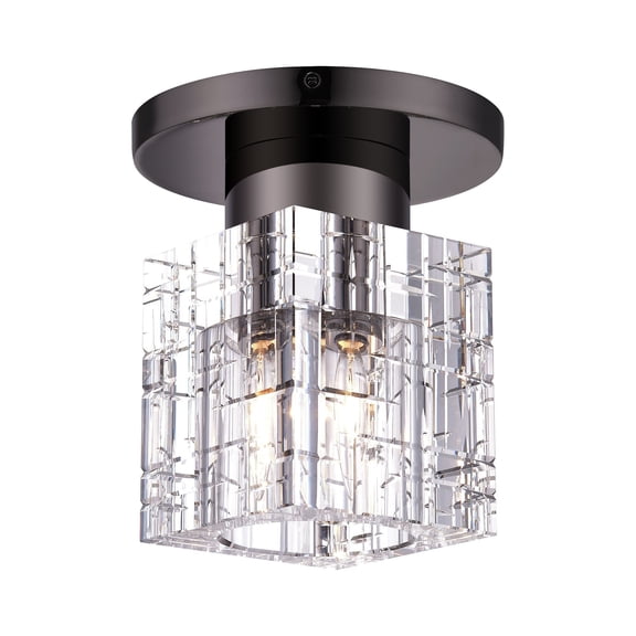 Livex Lighting - Rotterdam - 1 Light Semi-Flush Mount In Traditional Style-8