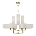 thumbnail image 1 of Livex Lighting - Rubix - 12 Light Extra Large Foyer Chandelier In Contemporary, 1 of 13