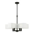 thumbnail image 1 of 42675-04 Livex Lighting Rubix - 5 Light Chandelier In Contemporary Style-20.75 Inches Tall and 26 Inches Wide-Black Finish, 1 of 13