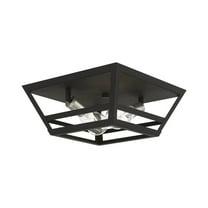 Livex Lighting - Schofield - 2 Light Flush Mount In Transitional Style-5.5