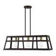thumbnail image 1 of Livex Lighting - Schofield - 3 Light Linear Chandelier In Transitional Style-16, 1 of 11
