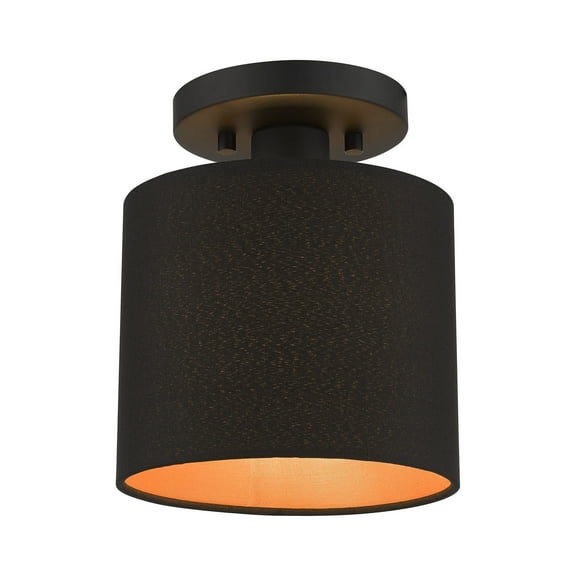 Livex Lighting - Sentosa - 1 Light Semi-Flush Mount In Mid-Century Modern