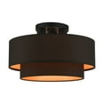 thumbnail image 1 of Livex Lighting - Sentosa - 3 Light Large Semi-Flush Mount In Mid-Century Modern, 1 of 13