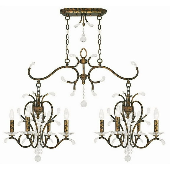 Livex Lighting - Serafina - 6 Light Chandelier in French Country Style - 28