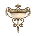 thumbnail image 1 of Livex Lighting Seville Wall Sconce in Palacial Bronze with Gilded Accents, 1 of 12