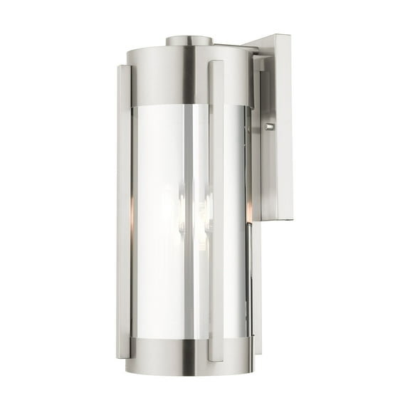 Livex Lighting - Sheridan - 3 Light Outdoor Wall Lantern in Contemporary Style -