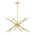 thumbnail image 1 of 46776-12 Livex Lighting Soho - 12 Light Chandelier In Transitional Style-25 Inches Tall and 27.5 Inches Wide-Satin Brass Finish    -Traditional, 1 of 11