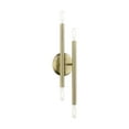 thumbnail image 1 of 46771-01 Livex Lighting Soho - 4 Light ADA Wall Sconce In Modern Style-17 Inches Tall and 5.13 Inches Wide-Antique Brass Finish, 1 of 10