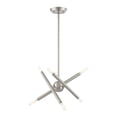 thumbnail image 1 of Livex Lighting - Soho - 6 Light Chandelier in Mid Century Modern Style - 12.5, 1 of 13