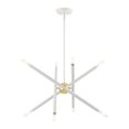 thumbnail image 1 of 46774-03 Livex Lighting Soho - 8 Light Chandelier In Transitional Style-22.5 Inches Tall and 19.5 Inches Wide-White Finish    -Traditional, 1 of 9
