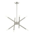 thumbnail image 1 of 46774-91 Livex Lighting Soho - 8 Light Chandelier In Transitional Style-22.5 Inches Tall and 19.5 Inches Wide-Brushed Nickel Finish    -Traditional, 1 of 12