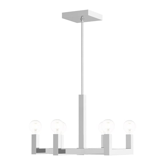 Livex Lighting - Solna - 6 Light Chandelier in Mid Century Modern Style - 24.38