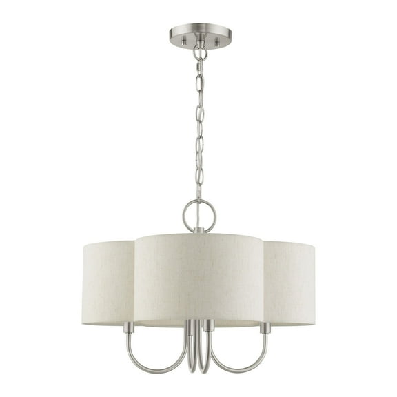 Livex Lighting - Solstice - 4 Light Chandelier in French Country Style - 18