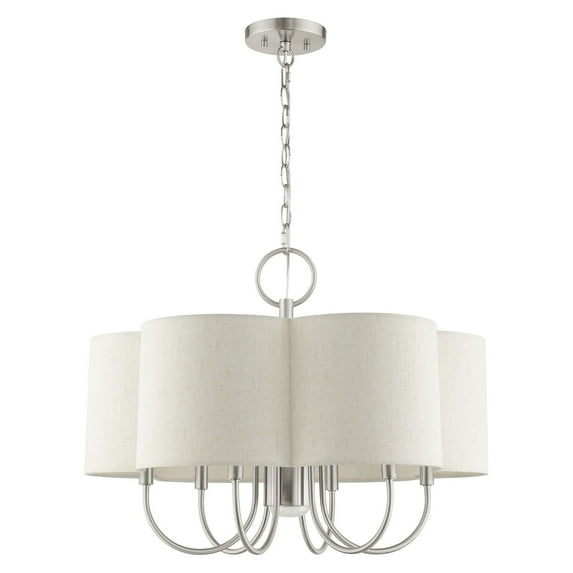 Livex Lighting - Solstice - 7 Light Chandelier in French Country Style - 24