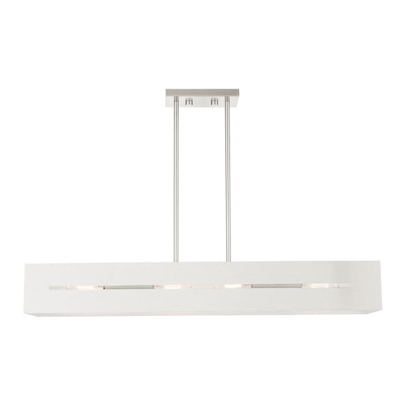 Livex Lighting - Soma - 4 Light Linear Chandelier in Contemporary Style - 8
