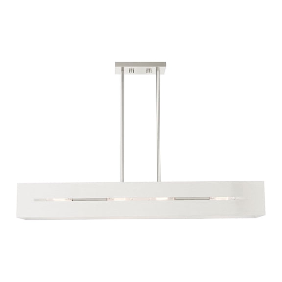 Livex Lighting - Soma - 4 Light Linear Chandelier in Contemporary Style - 8
