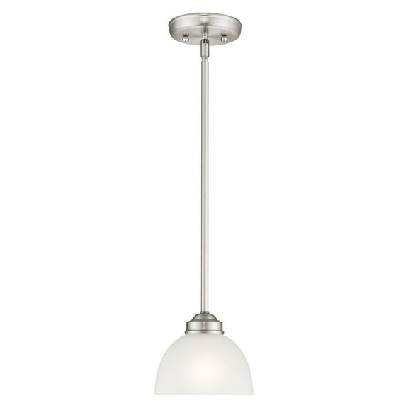 Livex Lighting Somerset Mini Pendant in Brushed Nickel