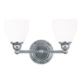 thumbnail image 1 of Livex Lighting Somerville 2 Bath Light in Chrome, 1 of 15