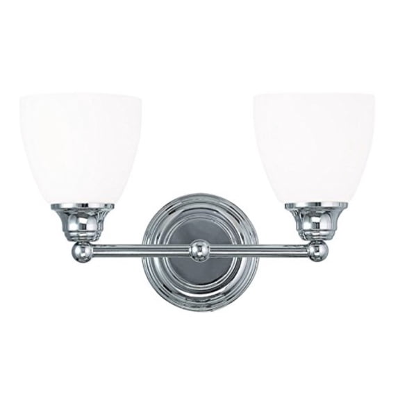 Livex Lighting Somerville 2 Bath Light in Chrome