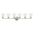thumbnail image 1 of Livex Lighting Somerville Bath Light in Brushed Nickel, 1 of 13