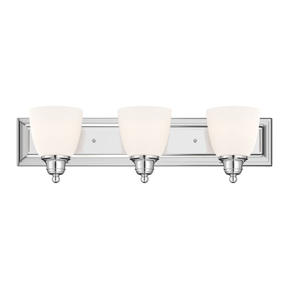 Livex Lighting Springfield 3 Bath Light in Chrome