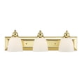 thumbnail image 1 of Livex Lighting Springfield 3 Bath Light in Polished Brass, 1 of 11