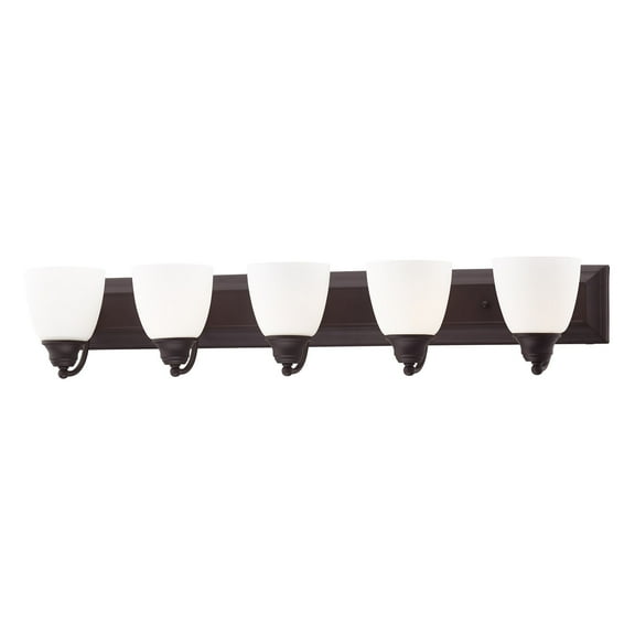 Livex Lighting Springfield 5 Bath Light in Bronze