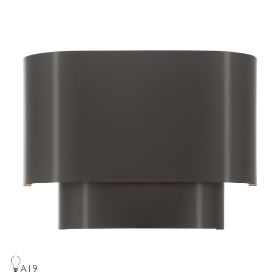 Livex Lighting - Springview - 1 Light ADA Wall Sconce-8 Inches Tall and 11