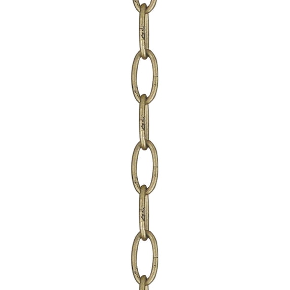 Livex Lighting Steel 3' Standard Decorative Chain In Winter Gold Finish 5607-28
