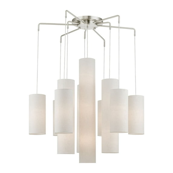 Livex Lighting - Strathmore - 15 Light Foyer Chandelier In Contemporary Style-43