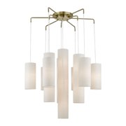 Livex Lighting - Strathmore - 15 Light Foyer Chandelier In Contemporary Style-43