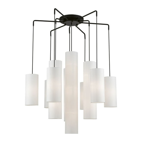Livex Lighting - Strathmore - 15 Light Foyer Chandelier In Contemporary Style-43