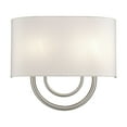 thumbnail image 1 of 42892-91 Livex Lighting Stratton - 2 Light ADA Wall Sconce-11 Inches Tall and 13 Inches Wide-Brushed Nickel Finish, 1 of 18