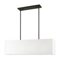 thumbnail image 1 of Livex Lighting - Summit - 4 Light Linear Chandelier In Transitional Style-17.5, 1 of 9