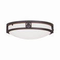 thumbnail image 1 of Livex Lighting Titania Ceiling Mount in Bronze, 1 of 6
