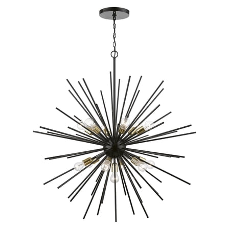 46177-68 Livex Lighting Tribeca - 13 Light Extra Large Foyer Chandelier In Sculptural Style-43.75 Inches Tall and 42 Inches Wide     -Traditional