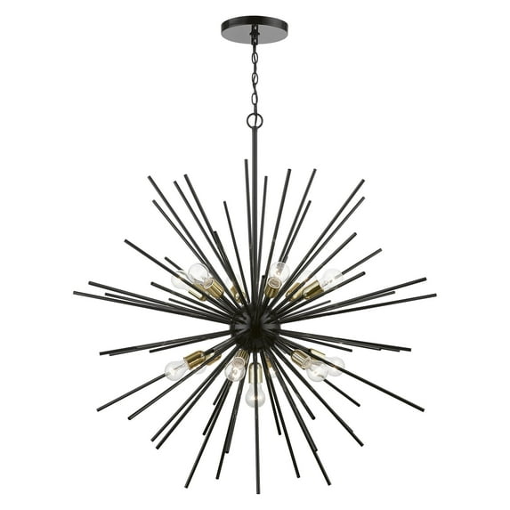 46177-68 Livex Lighting Tribeca - 13 Light Extra Large Foyer Chandelier In Sculptural Style-43.75 Inches Tall and 42 Inches Wide -Traditional