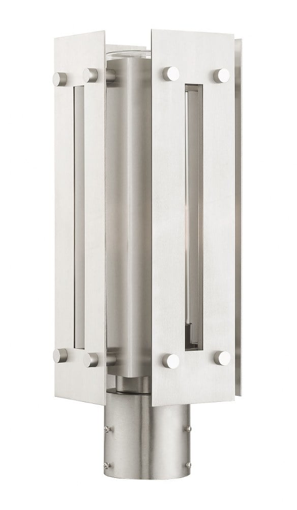 Livex Lighting - Utrecht - 1 Light Outdoor Post Top Lantern in Contemporary