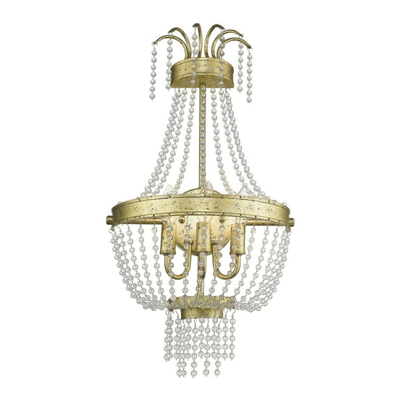 Livex Lighting - Valentina - 3 Light Wall Sconce in French Country Style - 12.75