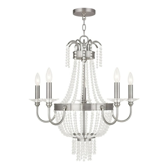 Livex Lighting - Valentina - 5 Light Chandelier in French Country Style - 26