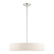 46034-91 Livex Lighting Venlo - 4 Light Pendant in Modern Style - 22 Inches wide by 12.75 Inches high-Brushed Nickel Finish    -Traditional