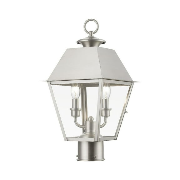 Livex Lighting - Wentworth - 2 Light Medium Outdoor Post Top Lantern In Classic