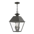 thumbnail image 1 of 27220-61 Livex Lighting Wentworth - 3 Light Large Outdoor Pendant In Classic Style-19 Inches Tall and 12 Inches Wide-Charcoal Finish, 1 of 11