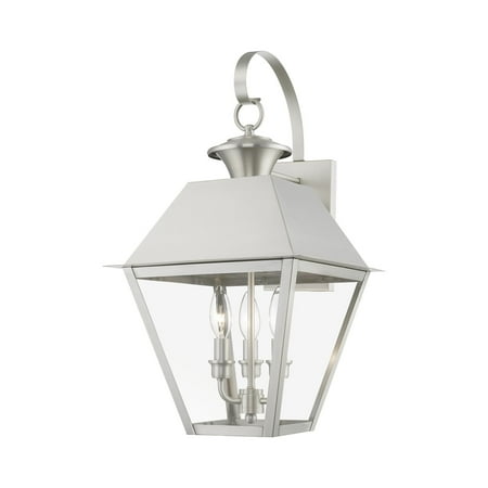 Livex Lighting - Wentworth - 3 Light Large Outdoor Wall Lantern In Classic