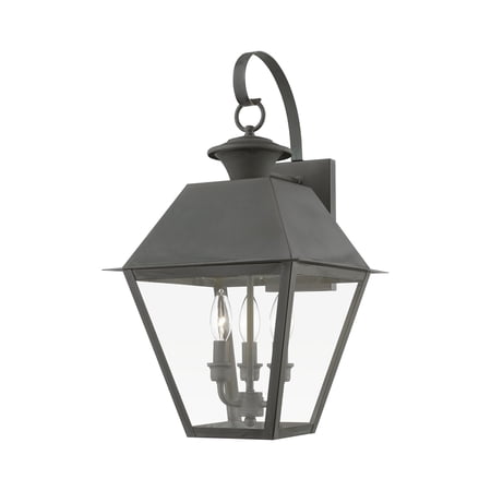 Livex Lighting - Wentworth - 3 Light Large Outdoor Wall Lantern In Classic