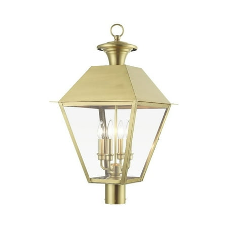 Livex Lighting - Wentworth - 4 Light Extra Large Outdoor Post Top Lantern In