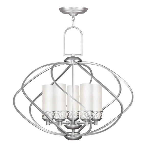 Livex Lighting Westfield Chandelier in Brushed Nickel