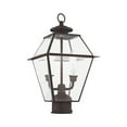 thumbnail image 1 of Livex Lighting Westover 2 Light Outdoor Post Lantern, 1 of 7